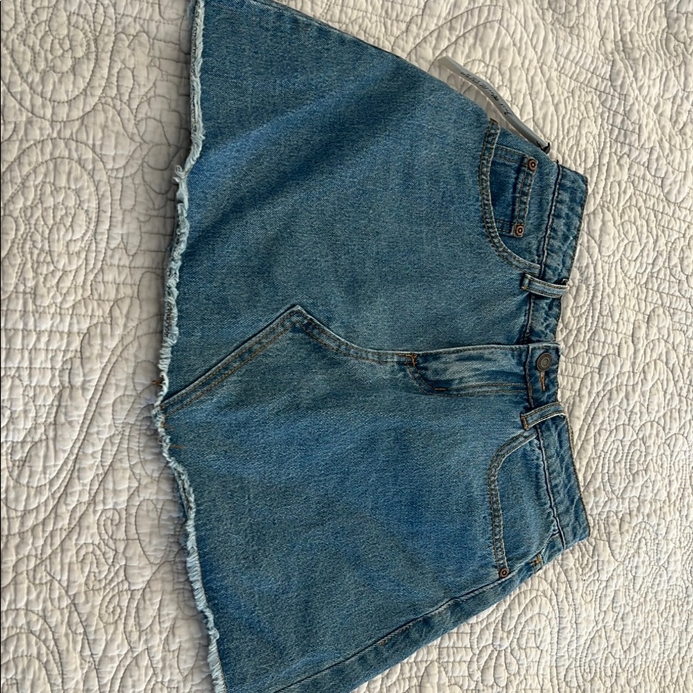 Denim Mini Skirt